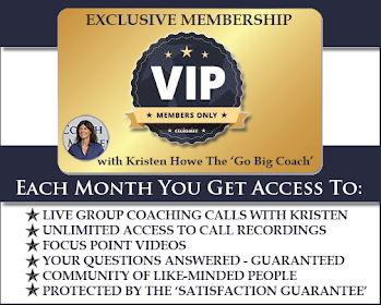 Go Big VIP Coaching Program with Kristen Howe the Go Big Coach pricing